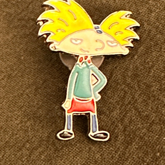 Hey Arnold lapel pins. Both pins included. - Picture 7 of 11